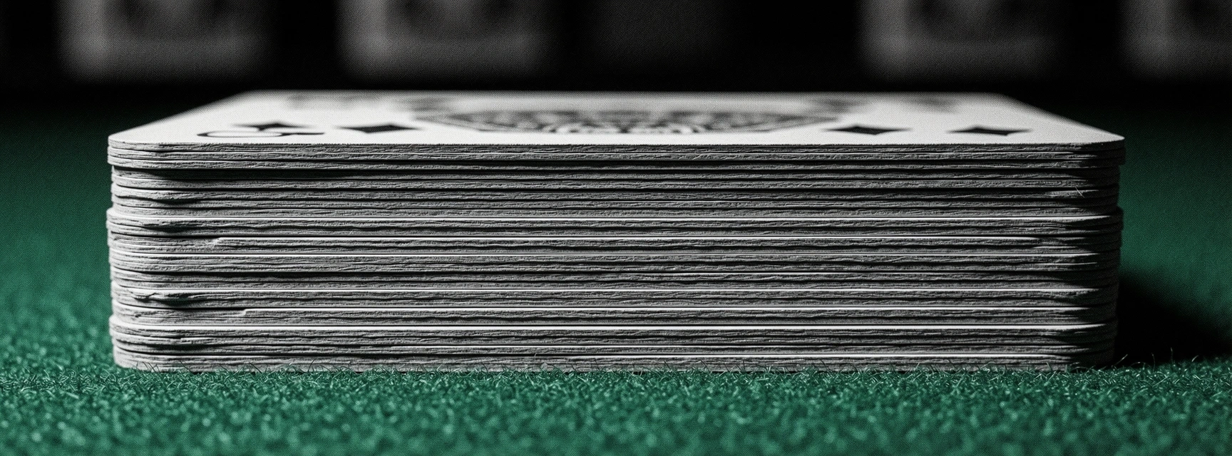 Textura de barajas de casino