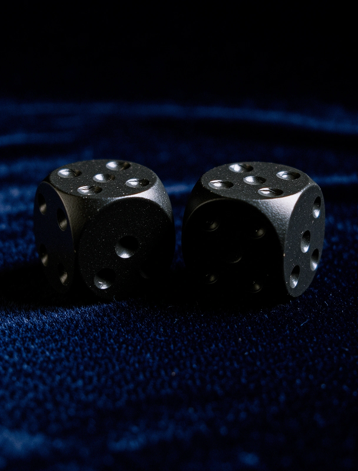 Detalle técnico de dados de casino